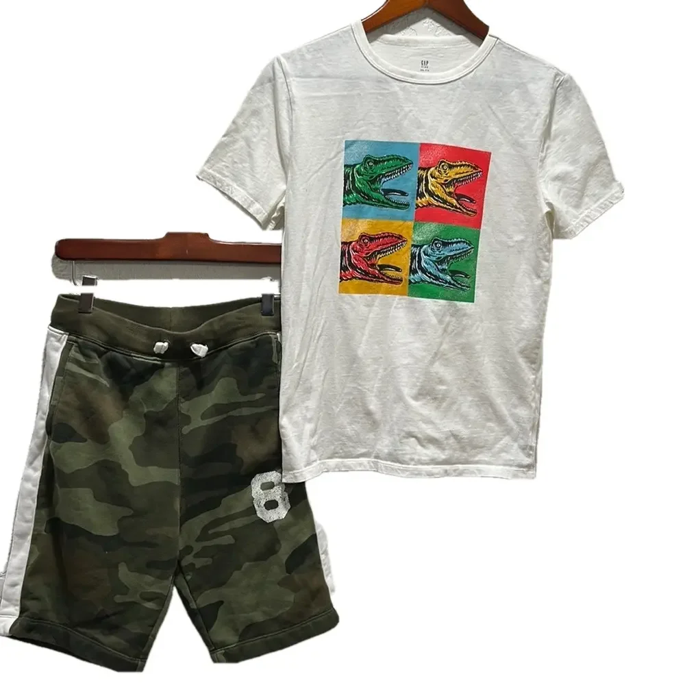 GAP kids white and green boys SET size XXL GUC